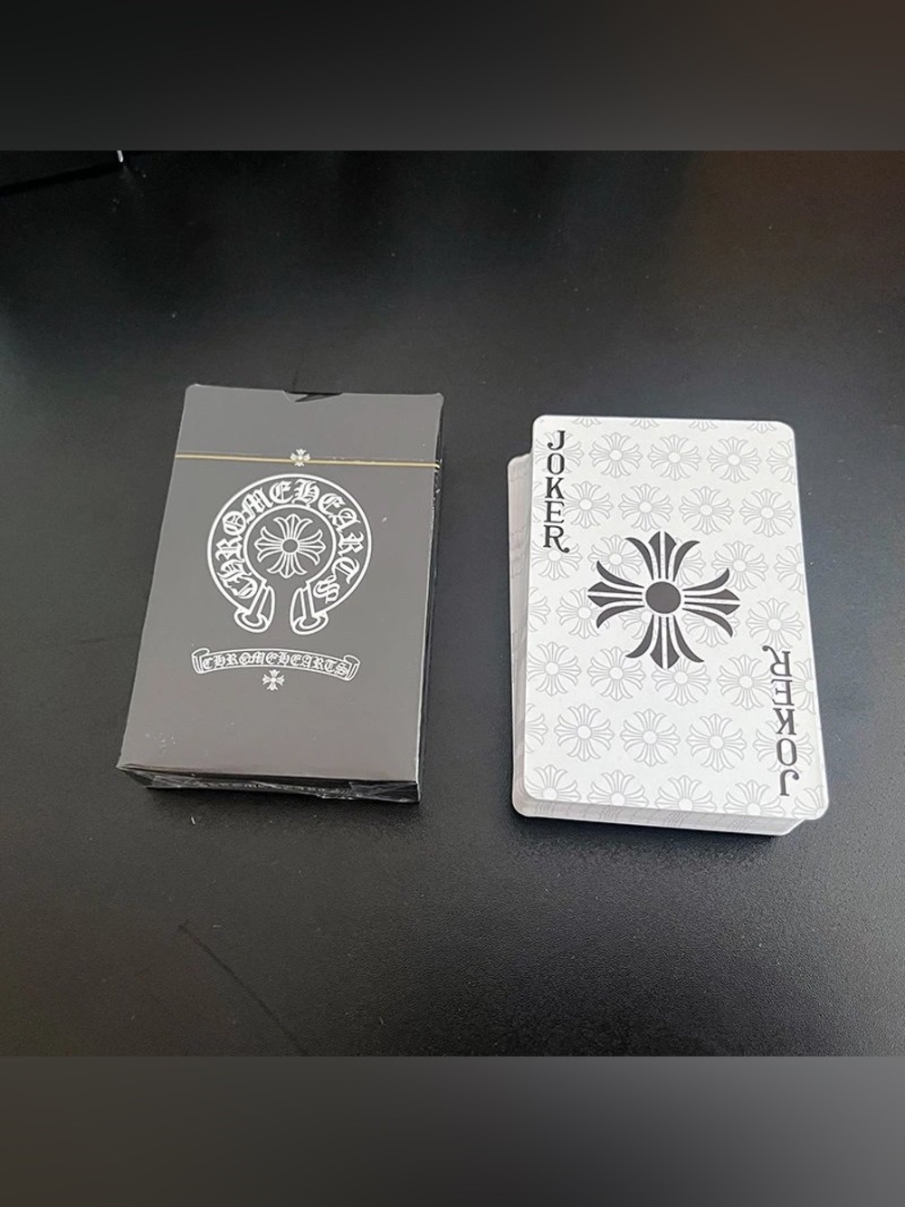 Chrome Hearts Black and White Playing Card Set